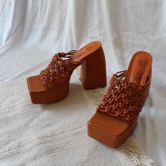 🆕The Kenzi // Camel chunky platform Mule - Picture 5 of 10